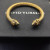 David Yurman 7mm Gold Colorful Enamel Cuff Bracelet, Fits Wrist Size 16cm - 20cm