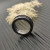 David Yurman 8.5mm Black and Gold Cable Classic Pav&Atilde;&copy; Black Diamond Ring