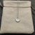 David Yurman Gold Diamond Initial P Disc Pendant Necklace