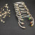 David Yurman 7mm Gold and Silver Double End Cap Deep Green Diamond Cable Bracelet