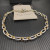 David Yurman Gold and Silver Cable Blue Sapphire Necklace 50cm