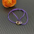 David Yurman Purple Double Ring Nylon Cord Bracelet