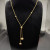 David Yurman Gold Starburst Cluster Necklace Chain 1.5mm