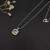 David Yurman 7mm Cushion-Cut Center Stone Necklace Yellow Diamond