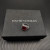 David Yurman Sterling Silver 14mm Square Pav&Atilde;&copy; Red Diamond Ring