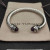 David Yurman 7mm Cable Bracelet with Rotating Purple Pav&Atilde;&copy; End Caps