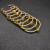 David Yurman Gold Tone 4mm Cable Square Yellow Diamond Cuff Bracelet