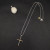 David Yurman Gold and Silver Cross Pendant Necklace with Cable Details