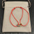 David Yurman Red Double Ring Nylon Cord Bracelet