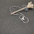 David Yurman 7mm Cable Twist Square Blue Diamond Pendant Necklace, 1.5mm Chain, Length 45cm + 5cm