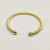 David Yurman 4mm Gold Round End Bracelet