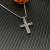 David Yurman Gold and Silver Cable Cross Necklace