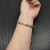 David Yurman 8mm Gold Pav&Atilde;&copy; Red Diamond Renaissance Band Bracelet