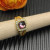 David Yurman Gold Square Purple Diamond Ring