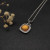 David Yurman 14mm Cushion-Cut Center Stone Necklace with Champagne Pav&Atilde;&copy;
