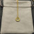 David Yurman Silver Diamond Letter A Round Pendant Necklace, Length 42cm + 3cm + 3cm