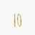 David Yurman Gold 42mm Infinity Hoop Earrings