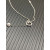 David Yurman Silver-Tone Double Heart Diamond Necklace
