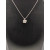 David Yurman 11mm Hexagonal White Crystal Pendant Necklace