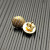 David Yurman Gold 14mm Pav&Atilde;&copy; Twisted Spiral Stud Earrings