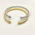 David Yurman 4mm Gold Round End Pav&Atilde;&copy; Diamond Bracelet