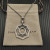 David Yurman Silver 38mm Serrated Stack Necklace