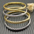 David Yurman Gold-Tone 6.2mm Sculpted Wave Cuff Bracelet
