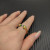 David Yurman 2.3mm Gold Renaissance Peacock Green Pav&Atilde;&copy; Diamond Ring