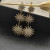 David Yurman Gold Triple Sunflower Earrings, 51mm Length
