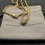David Yurman Silver Half Pav&Atilde;&copy; Diamond Necklace, 3mm Chain, 50+5cm Adjustable Length