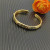 David Yurman 8mm Gold Pav&Atilde;&copy; Red Diamond Renaissance Band Bracelet