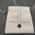 David Yurman 7mm Cable Twist Square Black Diamond Pendant Necklace, 1.5mm Chain, Length 45cm + 5cm