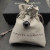 David Yurman 7mm Cable Twist Square Black Diamond Pendant Necklace, 1.5mm Chain, Length 45cm + 5cm