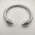 David Yurman 7mm Silver Colorful Enamel Cuff Bracelet, Fits Wrist Size 16cm - 20cm