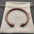 David Yurman 5mm Beige Colorful Enamel Cuff Bracelet, Fits Wrist Size 16cm - 20cm