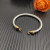 David Yurman 5mm Gold Pav&Atilde;&copy; Hook Head Bracelet