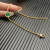 David Yurman Gold Pav&Atilde;&copy; Malachite Round Charm Bracelet
