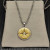 David Yurman Gold and Silver Compass White Diamond Necklace