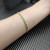 David Yurman 1.7mm Pav&Atilde;&copy; Bar Green Diamond Bracelet