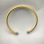 David Yurman 4mm Gold Turquoise Diamond Bangle Bracelet