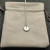 David Yurman Gold Diamond Initial J Disc Pendant Necklace