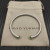 David Yurman 4mm Sterling Silver Light Green Diamond Bangle Bracelet