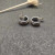 David Yurman 15.6mm Gold and Silver Half Hoop Earrings