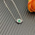 David Yurman Sterling Silver Pav&Atilde;&copy; Malachite Round Charm Bracelet