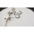 David Yurman Cable Cross Gold and Silver Hoop Earrings