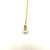 David Yurman Gold Tone 8mm Pearl Pendant Necklace