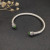 David Yurman 5mm Cable Classics Rotating Light Green Diamond Cuff Bracelet