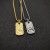 David Yurman Silver Square Wave Pendant Necklace, 3mm Chain, Length 50cm + 5cm