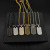 David Yurman Black and Gold Pav&Atilde;&copy; Black Diamond Logo Necklace