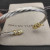 David Yurman 4mm Twisted Cable Pav&Atilde;&copy; Diamond Cuff Bracelet